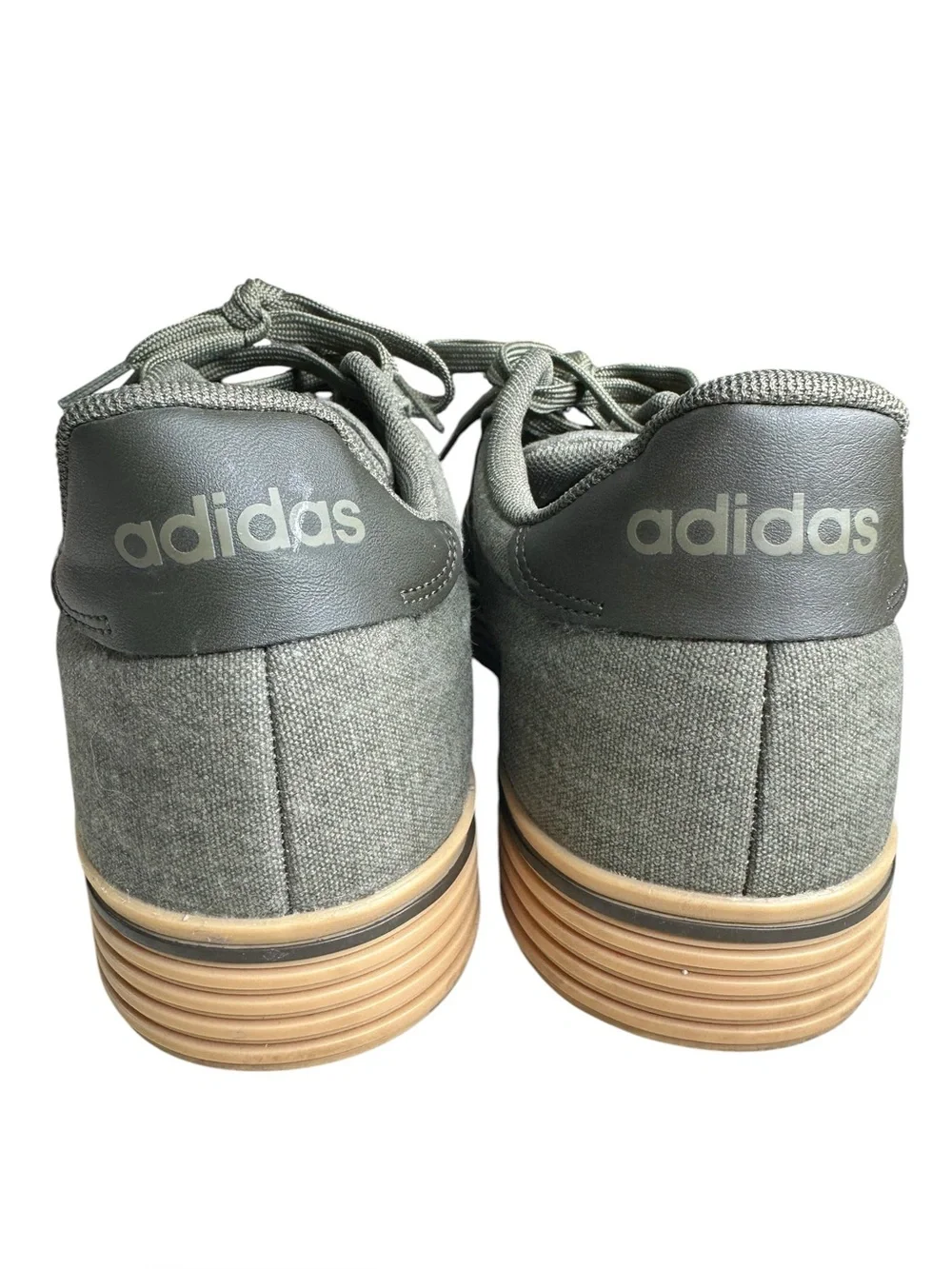 Adidas Men’s Daily 4.0 Canvas Sneakers. Size 11. Olive Green
